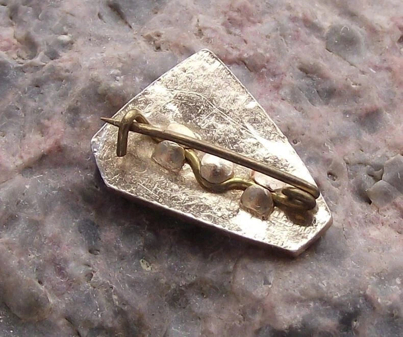 Vintage Russian Soviet Atomic Nuclear Powered Ice Breaker Lenin Ship Pin Badge - Badgecrazy