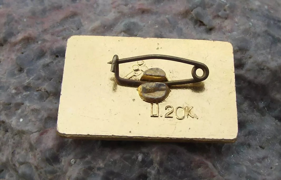 Vintage Novgorod Shitik Russian Traditional River Boat Water Ship Pin Badge