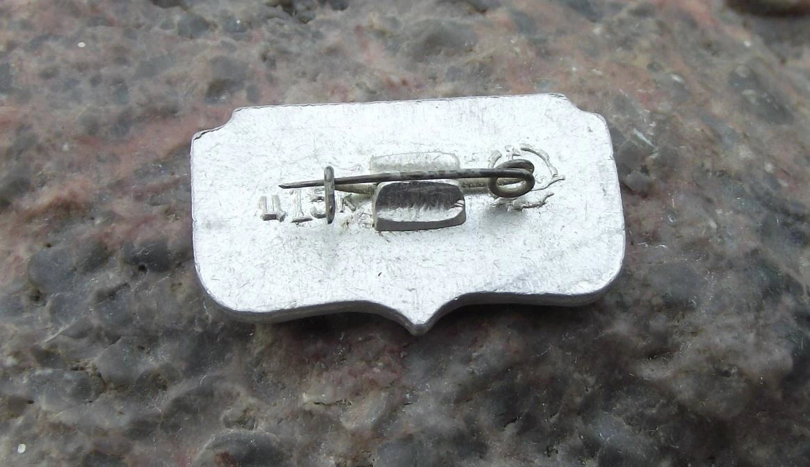 Vintage Bayan Class Cruiser Ship Russian Warship 1902 Japan War Pin Badge