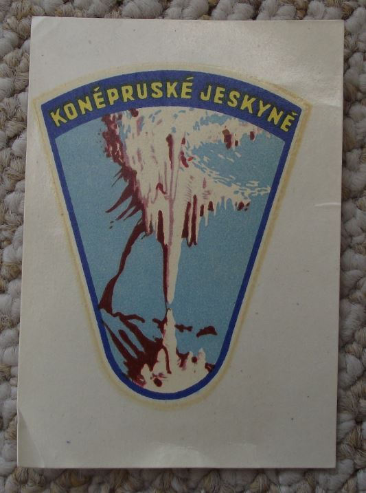 Antique Czech Cave System Koneprusy Caves Caving Stalagtite Decal Sticker - Badgecrazy