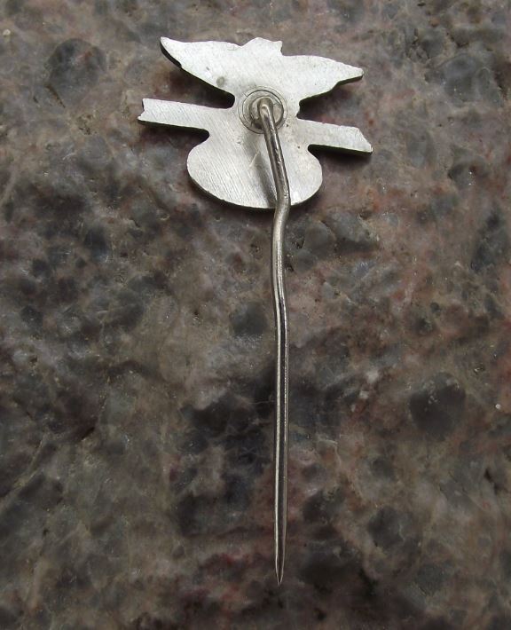 Antique Arendonk PA Belgium Manufacturing Engineering Company Logo Pin Badge - Badgecrazy