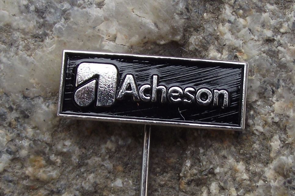 Vintage Acheson Inks and Coatings Printed Circuit Boards PCB Henkel Pin Badge - Badgecrazy