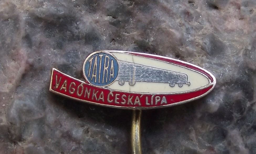 Czech Railway System Train Wagon Maker Tatra Vagonky Carriages Pin Badge - Badgecrazy