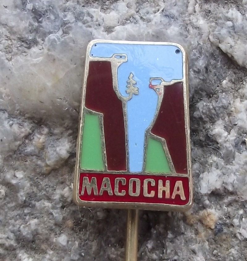 Macocha Gorge Abyss Sink hole Moravian Karst Cave System Caving Pin Badge - Badgecrazy