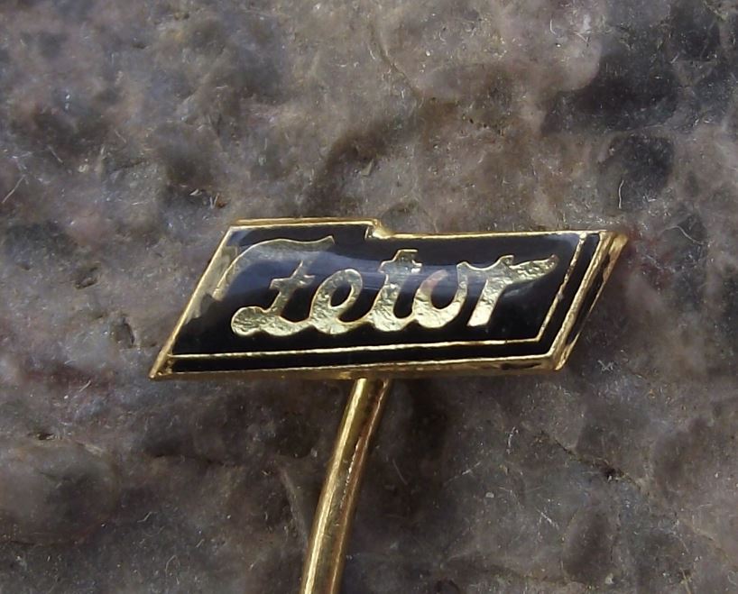 Small Zetor Farm Tractor Czechoslovakia Agriculture Crop Farming Logo Pin Badge - Badgecrazy