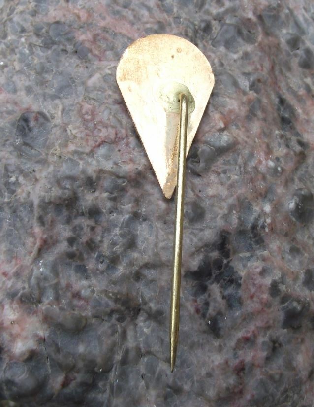 Vintage Kras Silk Parachute Maker Czechoslovakia Military Supplier Pin Badge - Badgecrazy