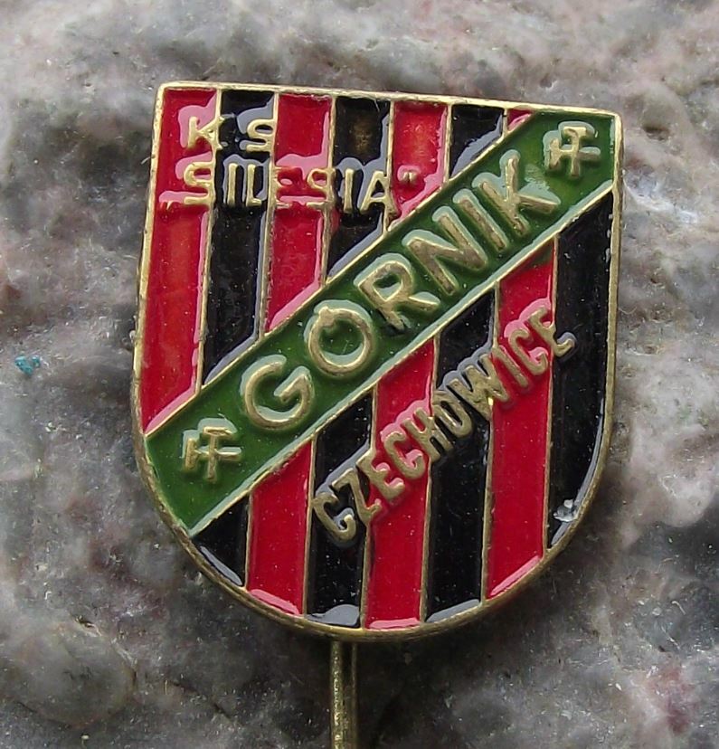 Antique KS Silesia Gornik Czechowice Poland Polish Sports Club Pin Badge - Badgecrazy