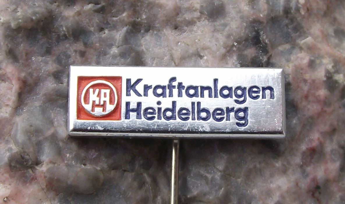 Kraftanlagen Heidelberg Decontamination Robots for Nuclear Plants Pin Badge - Badgecrazy