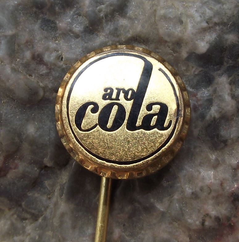 Aro Cola of Czechoslovakia Communist Coca Cola Soft Fizzy Drink Pin Badge - Badgecrazy