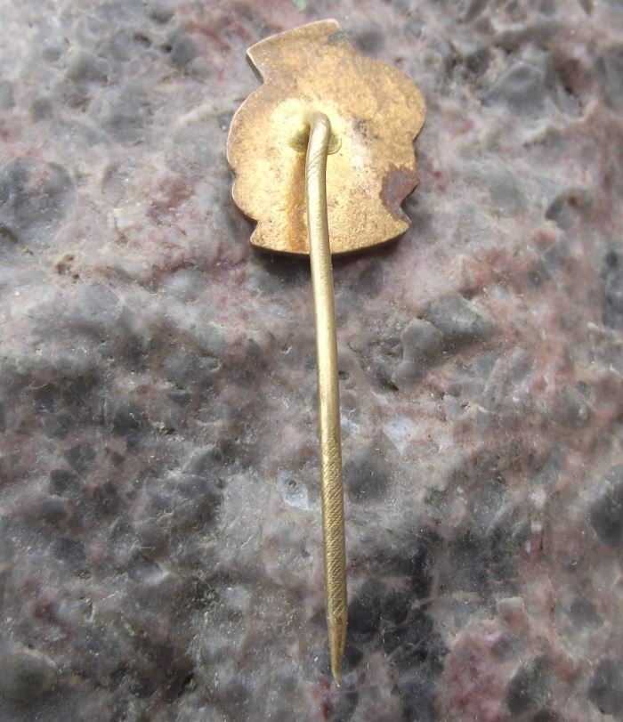 Antique Pardubice Fishing Angling Association CSRS Pike Fish Members Pin Badge - Badgecrazy