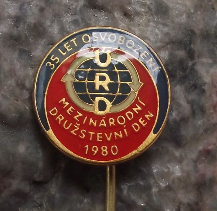 1980 URD Trade Union International National Workers Party Conference Pin Badge - Badgecrazy