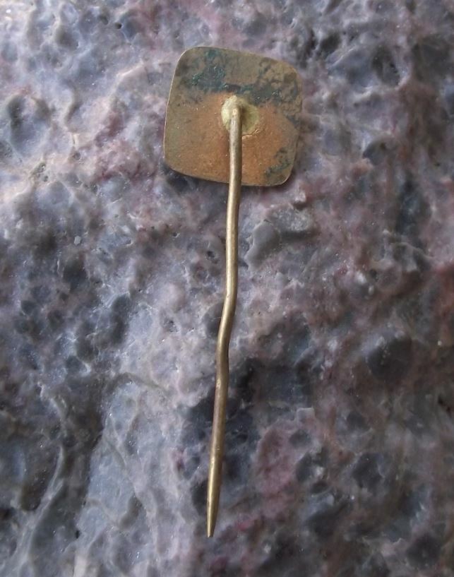 Antique Czechoslovakia State Forestry Commision LZ Bruntal Chainsaw Pin Badge - Badgecrazy