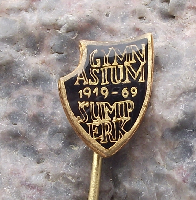 1969 Gymnazium Sumperk 50th Anniversary Czech High School Celebration Pin Badge - Badgecrazy