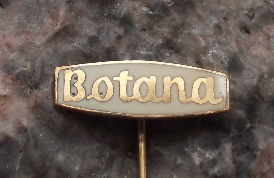 Antique Botana Botas Czechoslovakia Shoe & Boot Maker Advertising Pin Badge - Badgecrazy