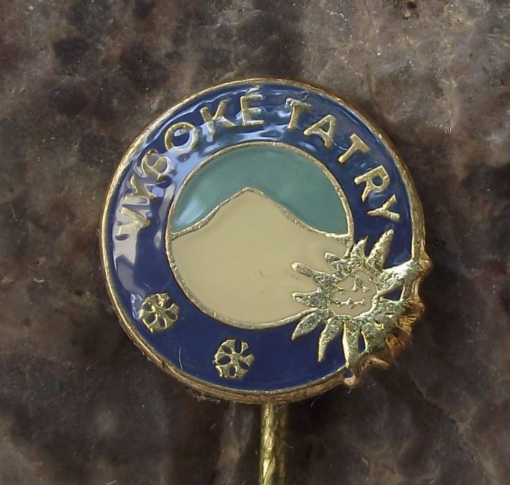 Antique High Tatra Mountains Vysoke Tatry Edelweiss Flower Climbers Pin Badge - Badgecrazy