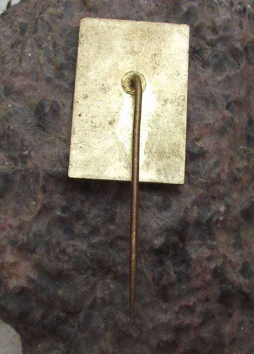 1981 Czechoslovakia Boxing Title Fight Usti nad Labem Glove Lion Pin Badge - Badgecrazy