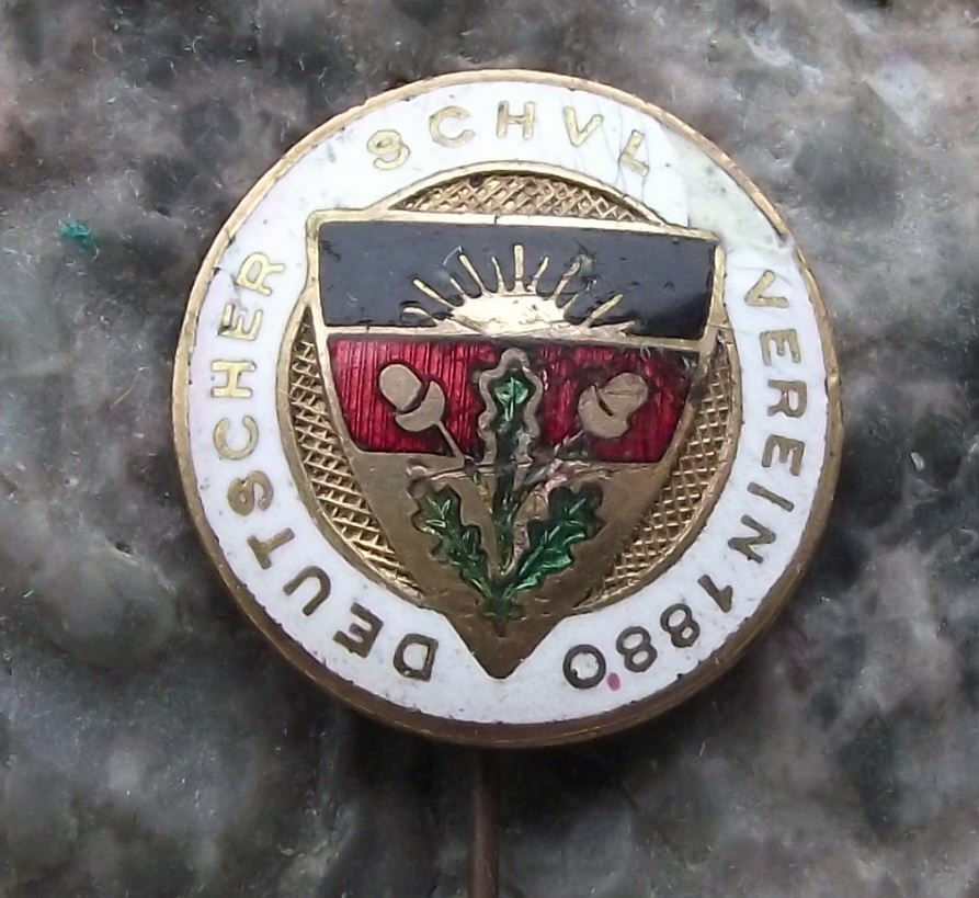 Deutscher Schulverein SCHVL Verein 1880 German Foreign School Abroad Pin Badge - Badgecrazy