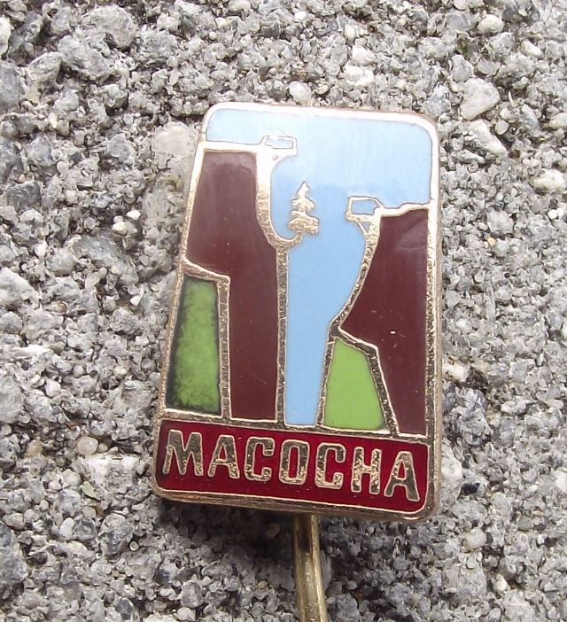 Macocha Gorge Abyss Sink hole Moravian Karst Cave System Caving Pin Badge - Badgecrazy
