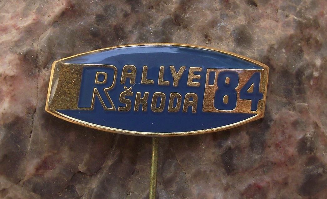 1984 Skoda Bohemia Rallye Rally Car Race Motorsport Czech Motor Racing Pin Badge - Badgecrazy