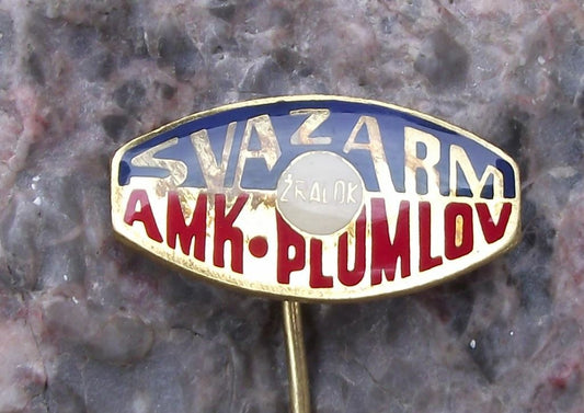 Vintage Svazarm Plumlov Automotoklub AAA Association Car Club AMK Pin Badge - Badgecrazy