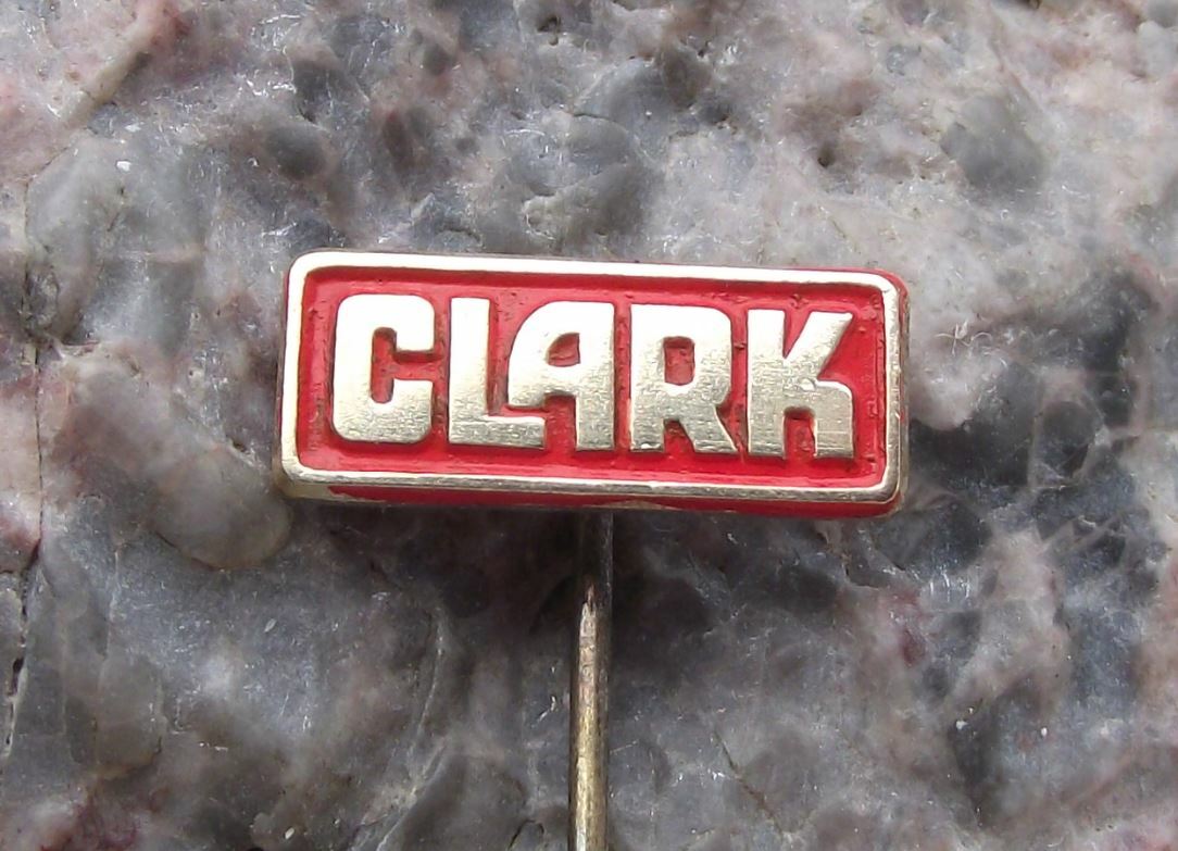 Vintage Clark Equipment Construction Equipment Firm Fork Lift Trucks Pin Badge - Badgecrazy