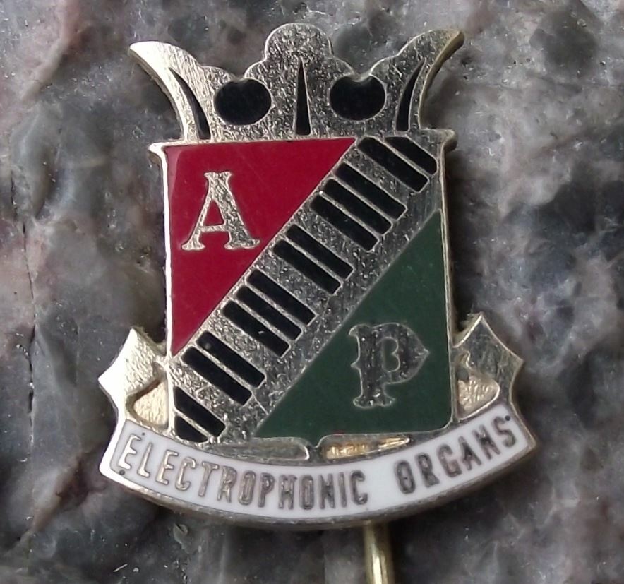 Vintage Petrof Electrophonic Organ Keyboard Pianos Czech Piano Makers Pin Badge - Badgecrazy