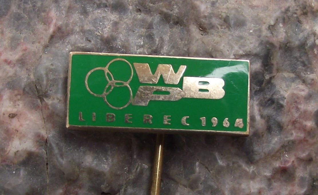 1964 PBW BPW WBP International Bicycle Race Liberec Mountain Cycle Pin Badge - Badgecrazy