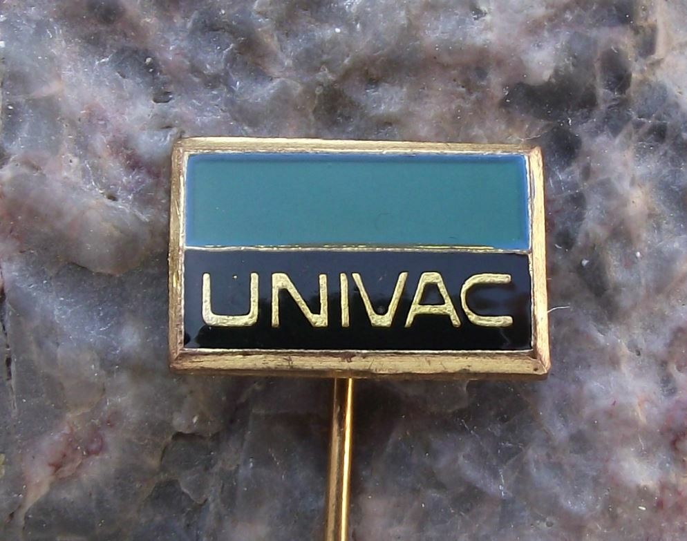 Rare Vintage UNIVAC Pioneering Historic Computer Mainframe Computing Pin Badge - Badgecrazy