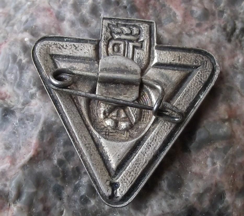 Vintage Thalmann Pioneers German Youth Road Safety DDR Sign Award Pin Badge - Badgecrazy