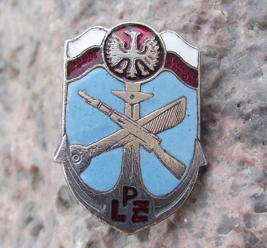 Antique LPZ Poland Polish League of Soldier's Friends Paramilitary Army Badge - Badgecrazy
