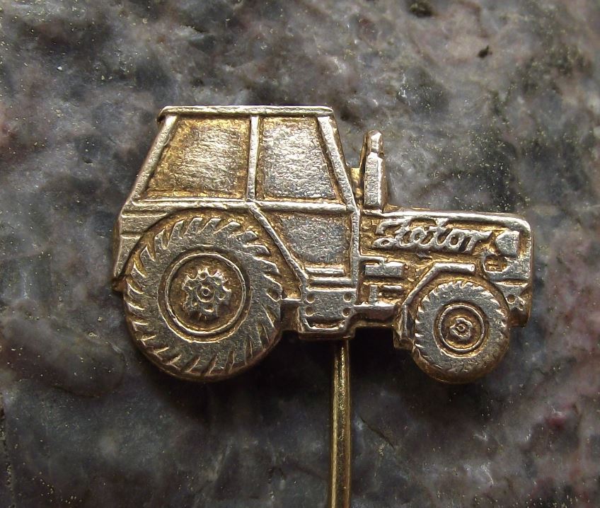 Vintage Classic Czech Zetor 50S Farm Tractor Agricultural Farming Pin Badge - Badgecrazy
