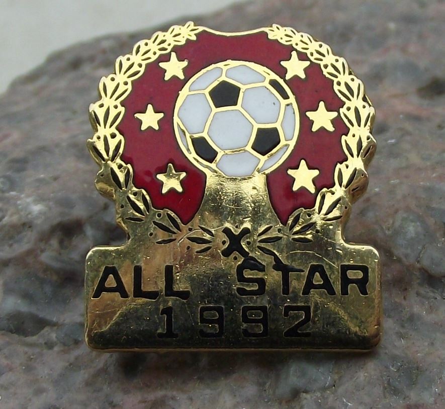 1992 All Star Soccer USA North American Football US Team Sports Tie Pin Badge - Badgecrazy