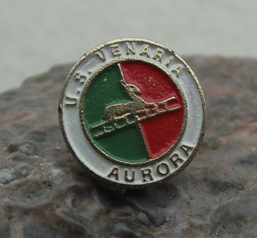 Antique Aurora Turin Italy Venaria Reale Heraldic Crest Coat of Arms Pin Badge - Badgecrazy