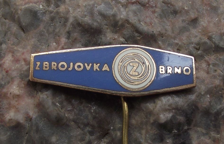 Cz Czechoslovak Czech Weapons Rifle Factory Czechoslovakia Gun Blue Pin Badge - Badgecrazy