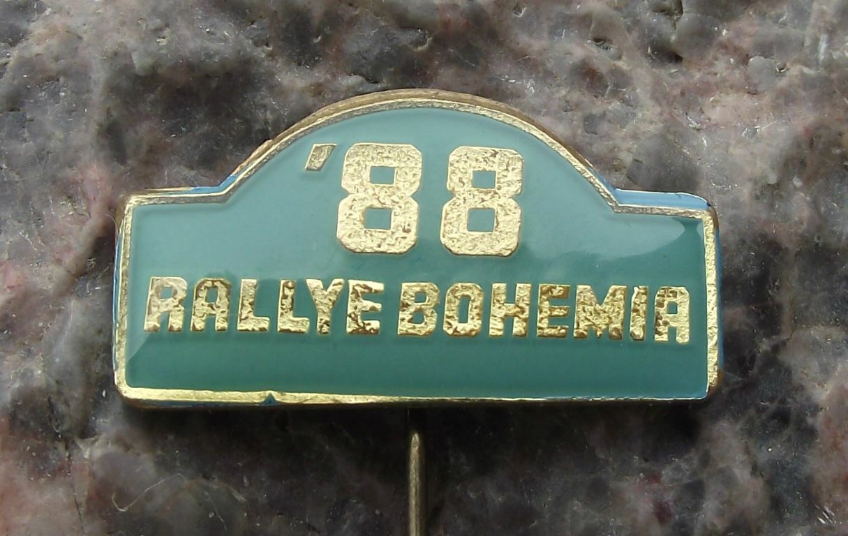 1988 Skoda Bohemia Rallye Rally Car Race Motorsport Czech Motor Racing Pin Badge - Badgecrazy