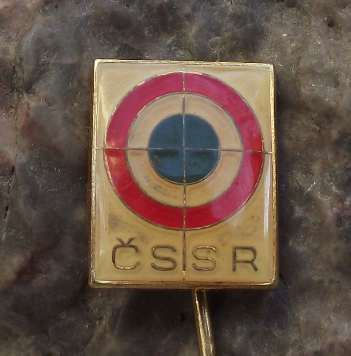 CSSR Czechoslovakia Czech Rifle Gun Shooting Marksman Target Award Pin Badge - Badgecrazy