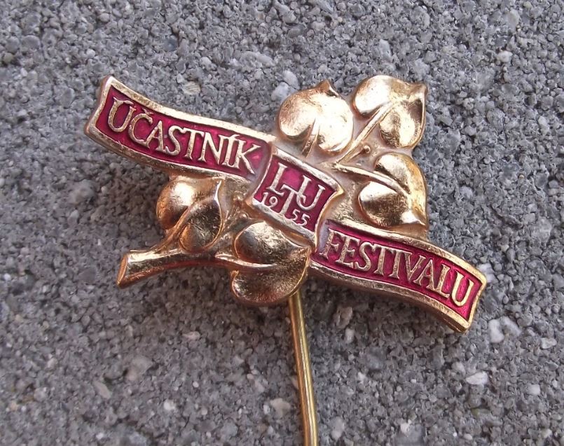 1955 LTU Czech Aviation Technical University Air Force Command Pin Badge