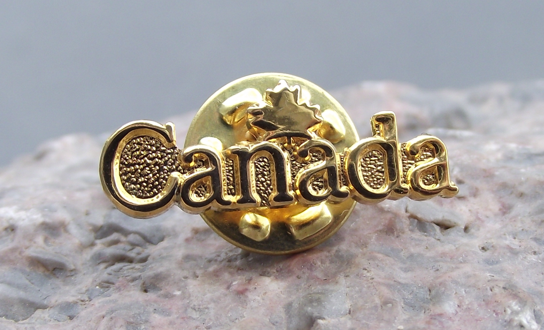 Canada Maple Leaf Logo Canadian Travel Souvenier Pin Badge - Badgecrazy