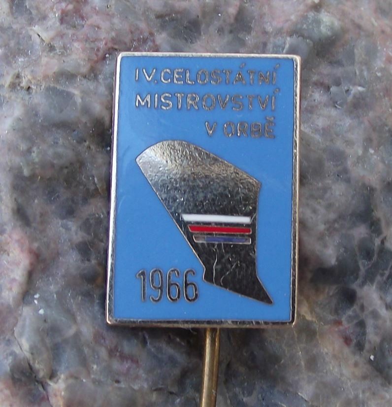1966 All State Czech Field Ploughing Competition Match Championships Pin Badge - Badgecrazy
