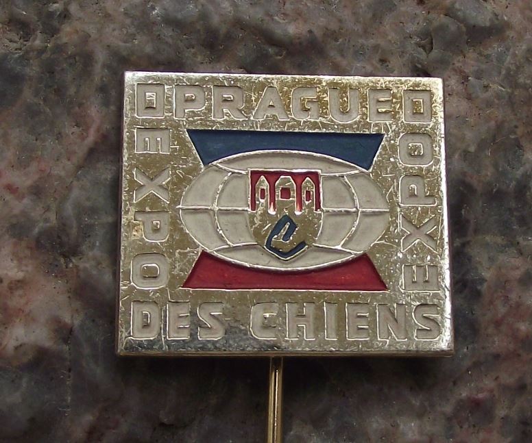Prague Expo de Chiens International Dog Show Exhibition Competition Pin Badge - Badgecrazy