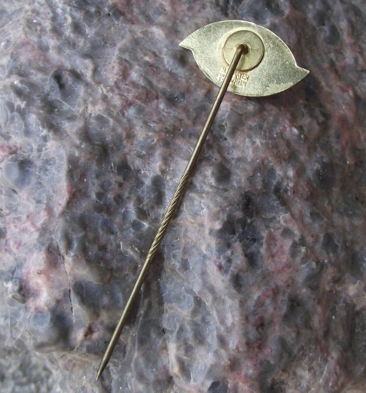 Antique Hawera Engineering Saws Drills Cutting Tools Logo Pin Badge - Badgecrazy