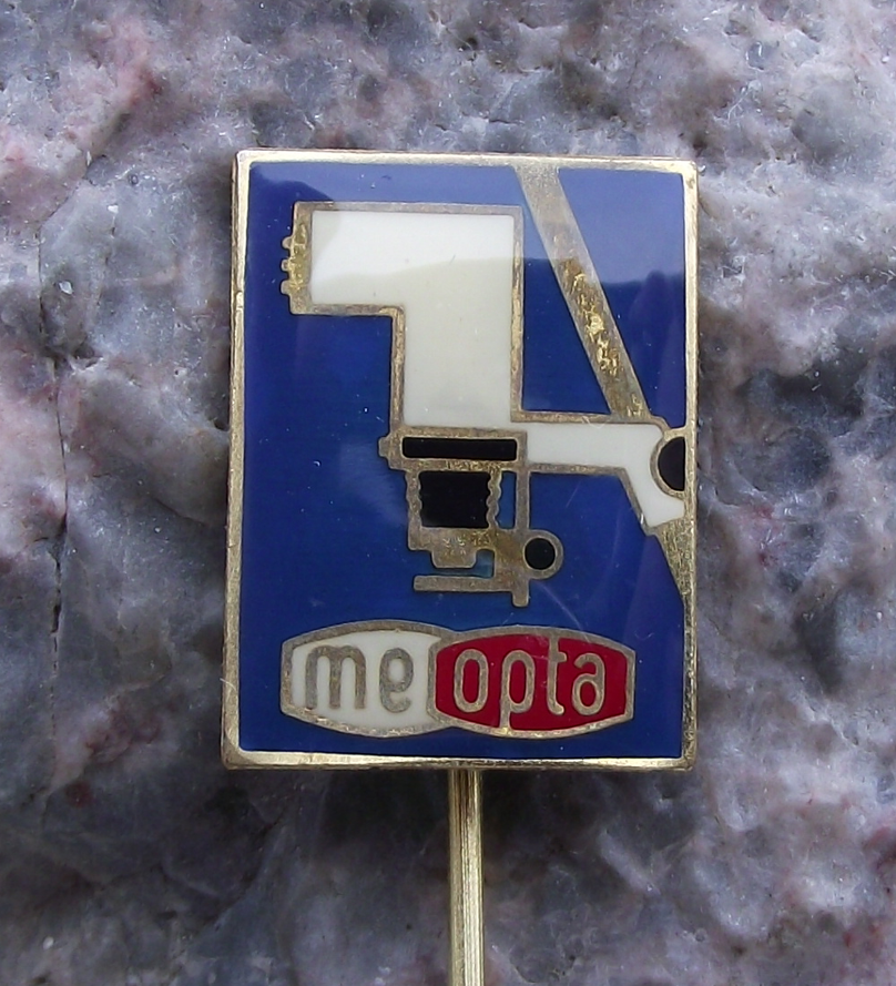 Meopta Czechoslovakia Photographic Photo Negative Enlarger Advertising Pin Badge - Badgecrazy