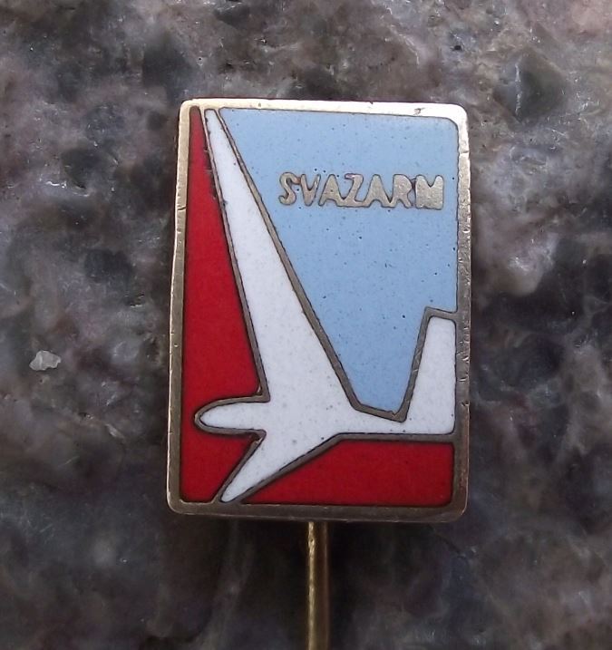 Svazarm Glider Gliding Club Youth Army Cadets Air Corps Aircraft Pin Badge - Badgecrazy