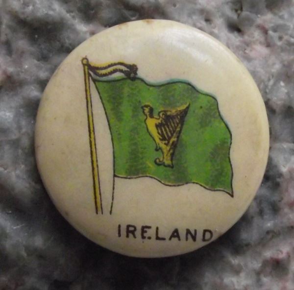 Sweet Caporal Cigarette Company Flags of the World Pin Badge Ireland - Badgecrazy