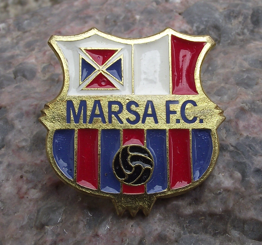Marsa FC Malta Sports Football Club Soccer Team Supporters Tie Pin Badge - Badgecrazy