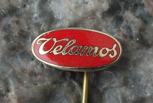 Vintage Velamos Czech Bicycle Motorbike Works Logo Cycle Bike Oval Pin Badge - Badgecrazy