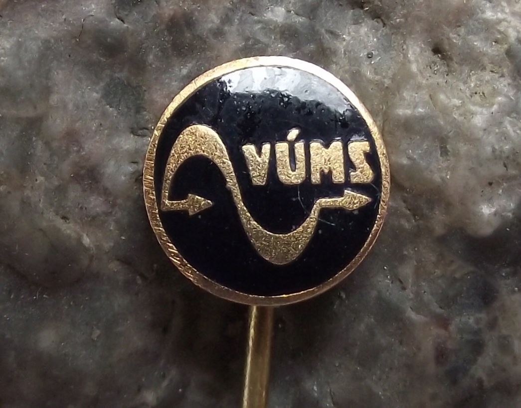 1960s VUMS Mathematical Machines Research Institute Czechoslovakia Pin Badge - Badgecrazy