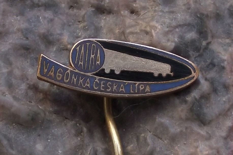 Czech Railway System Train Wagon Maker Tatra Vagonky Carriages Pin Badge - Badgecrazy