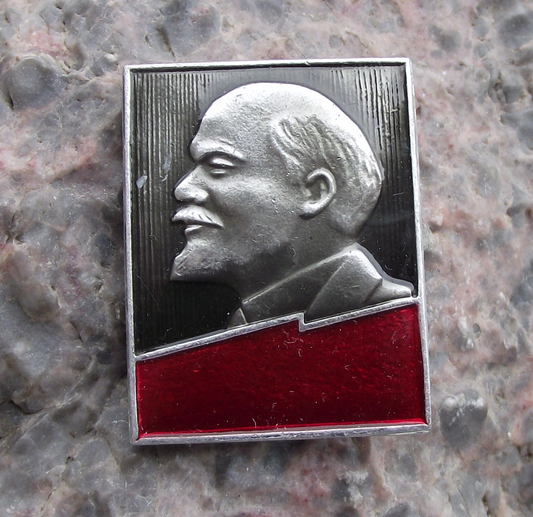 Vladimir I Lenin Soviet Union Premier Leader Russian Communist Party Pin Badge