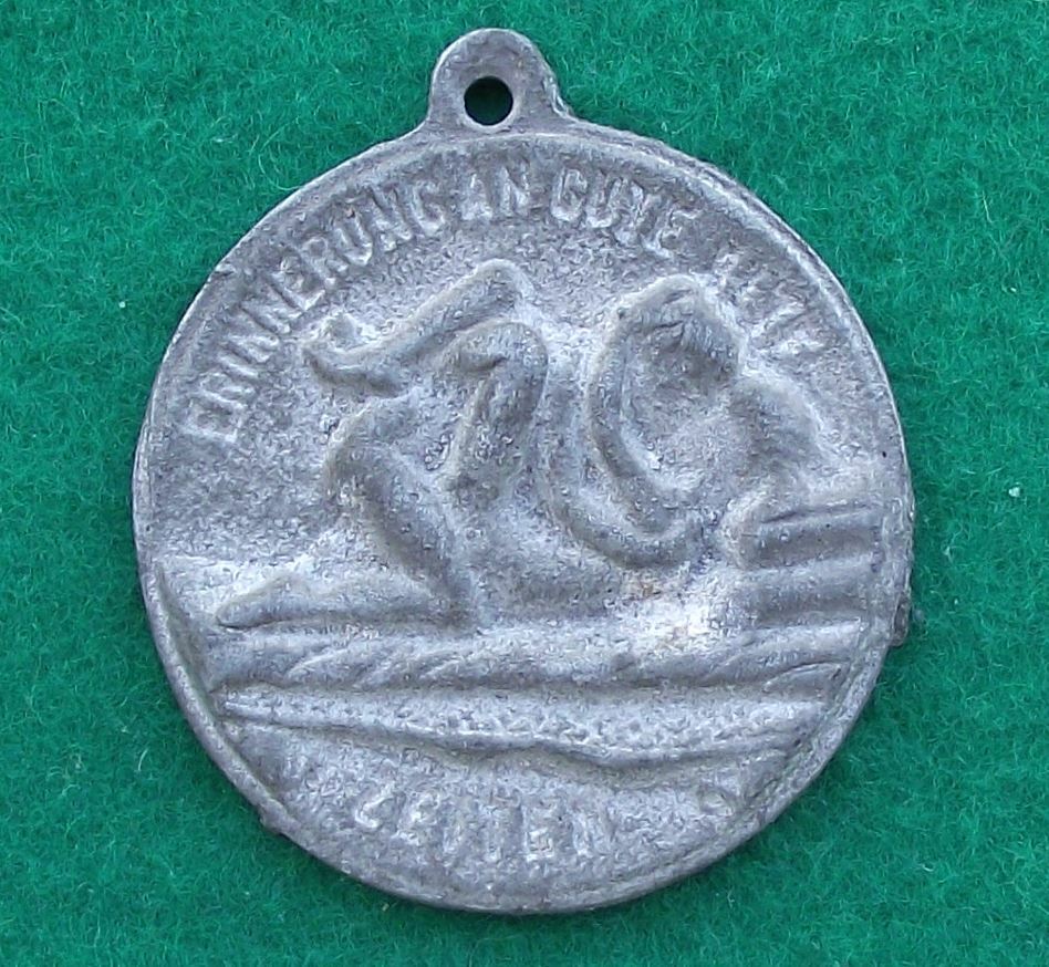 Vintage Gute Zeiter Rembering Good Times Couple having Sex Pendant Talisman - Badgecrazy